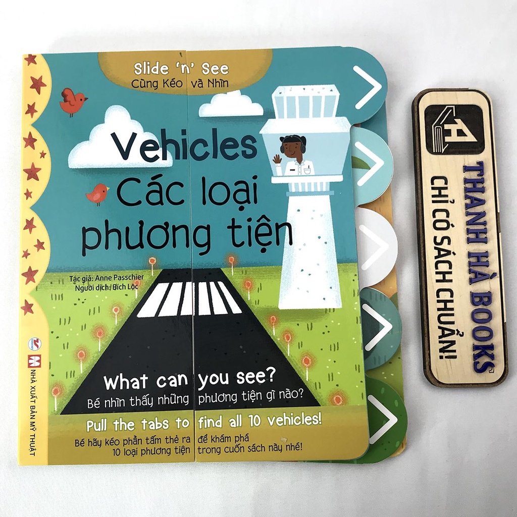 Mô tả Sách - Slide n See - Cùng kéo và nhìn (Dành cho trẻ 2+) - Bộ 4 quyển lẻ tùy chọn - 7