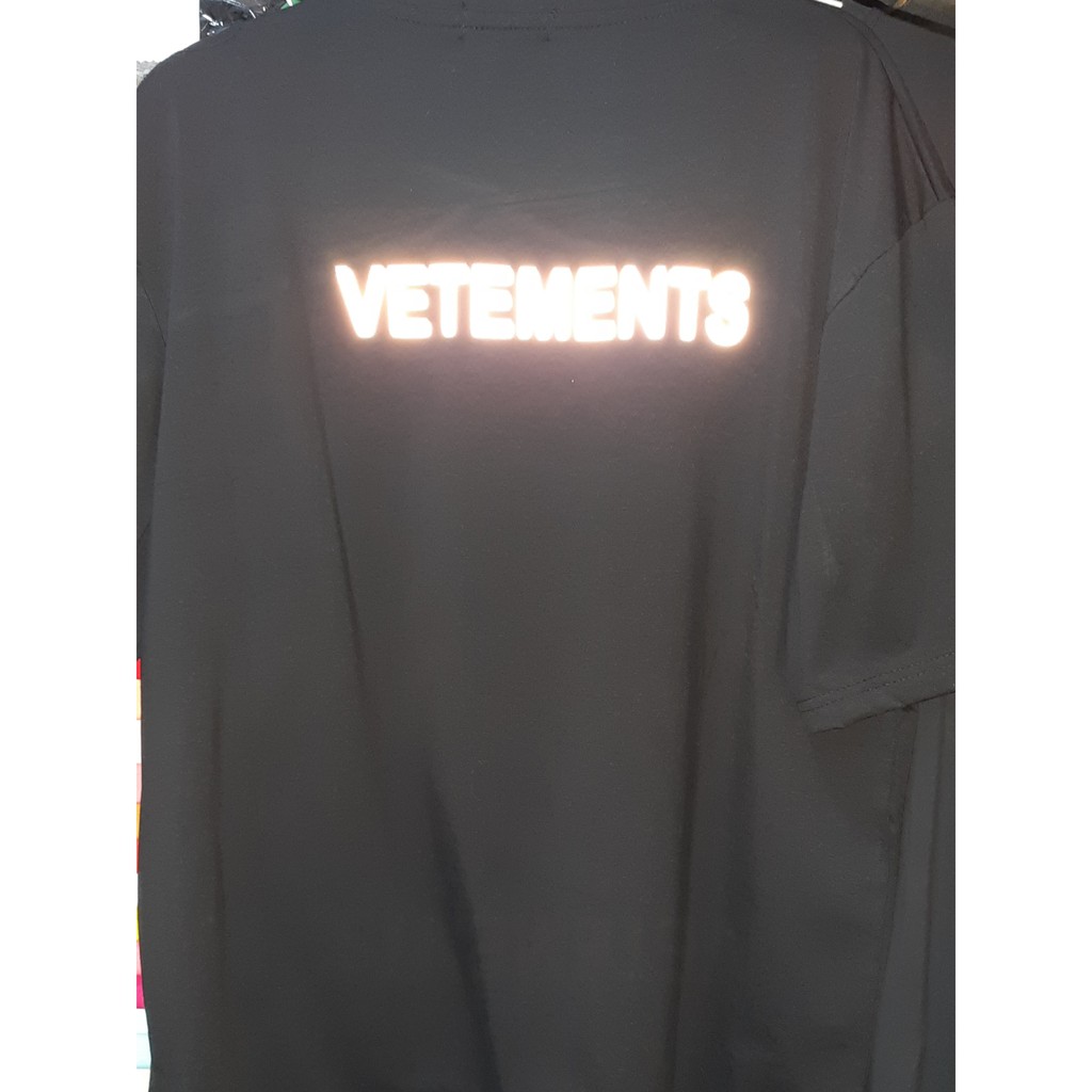 Áo thun Stee Phản quang VETEMENTS CAT Localbrand ICVCVNI Unisex Menwear Cotton