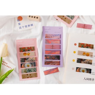 Bộ 120 Miếng Dán Đánh Dấu Trang Trí Dễ Thương Đa Năng