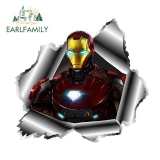 Siêu Anh Hùng Người Sắt Miếng Dán Cửa Sổ Ô Tô Ốp Lưng Trang Trí Avengers Decal Marvel Miếng Dán Torn Xe Miếng Dán