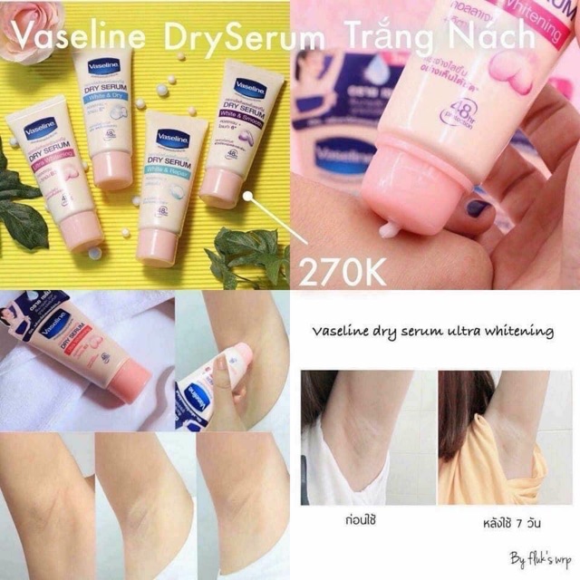 VASELINE DRYSERUM TRẮNG NÁCH – Hàng nội địa Thái