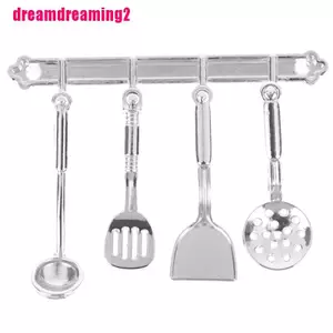 Bộ 5 Dụng Cụ Nấu Ăn Cho Nhà Búp Bê Tỷ Lệ 1: