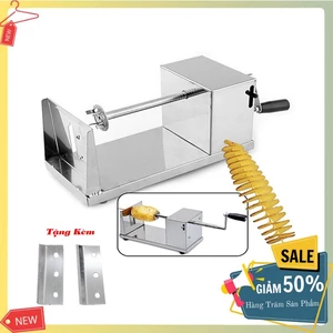 Máy cắt lốc xoáy khoai tây tặng kèm 2 lưỡi dao