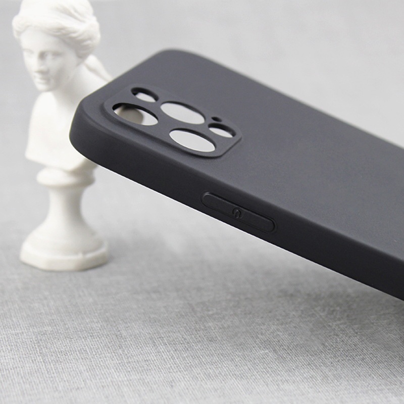 Ốp lưng Iphone đen silicon dẻo cạnh vuông cho iphone 7/7plus/8/8plus/x/xr/xs/11/12/pro/max/plus/promax