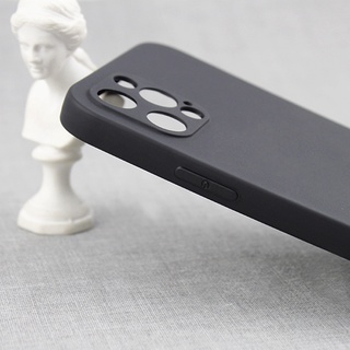 Ốp lưng iphone silicon dẻo cạnh vuông thẳng đen IP12 7plus/8/8plus/x/xs/11/12/13/14/15/16/pro/max/plus/promax