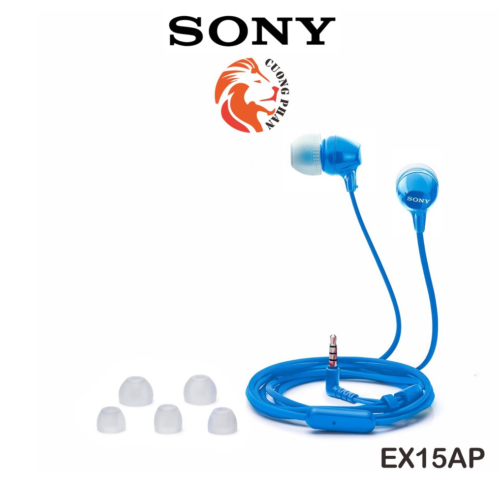 Tai Nghe In-Ear Nhét Tai Có Mic Sony EX15AP |Chính Hãng Sony Việt Nam| Bảo Hành 12 Tháng Toàn Quốc