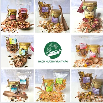Muối hồng thảo dược Himalaya , tinh dầu ,hoa TRÀ, trà hoa, muối thảo duơc ngâm chân, ngâm tắm, spa,bạch hương vân thảo