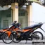 Tem rời UV cao cấp, dán xe Sonic 150 đen cam. Decal mẫu 2017. Tem chế chất lượng cao