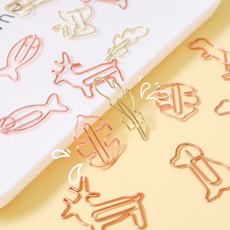 Kẹp giấy kim loại hoạt hình sáng tạo