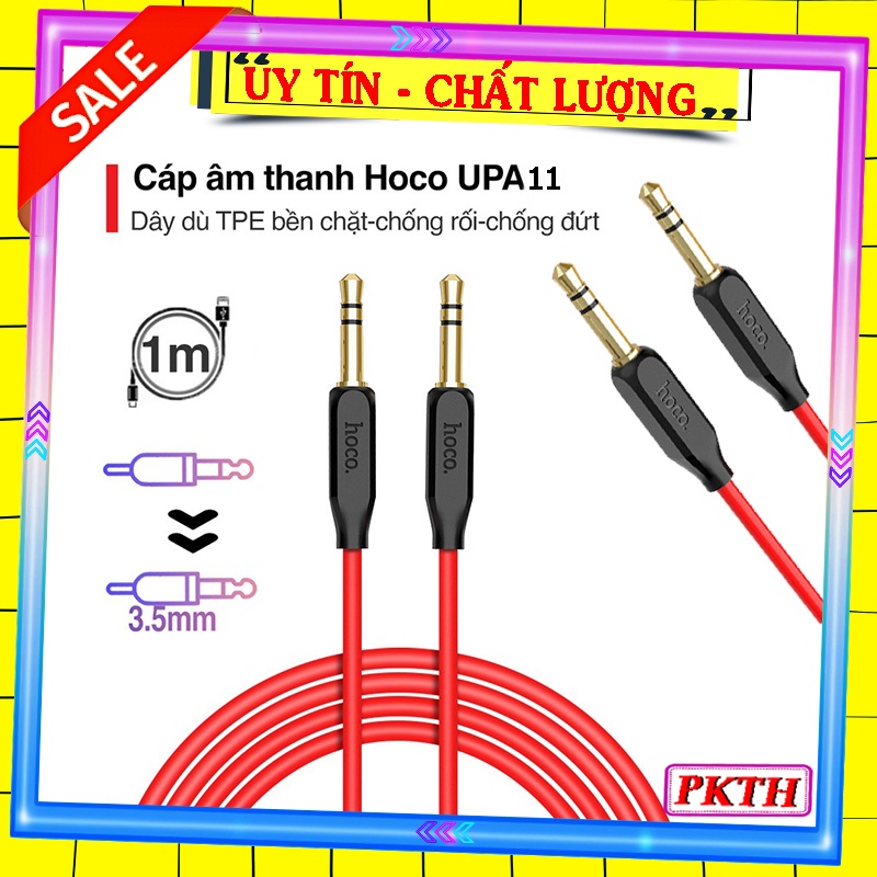 CÁP LOA 2 ĐẦU 3.5 HOCO UPA11 AUX | Shopee Việt Nam