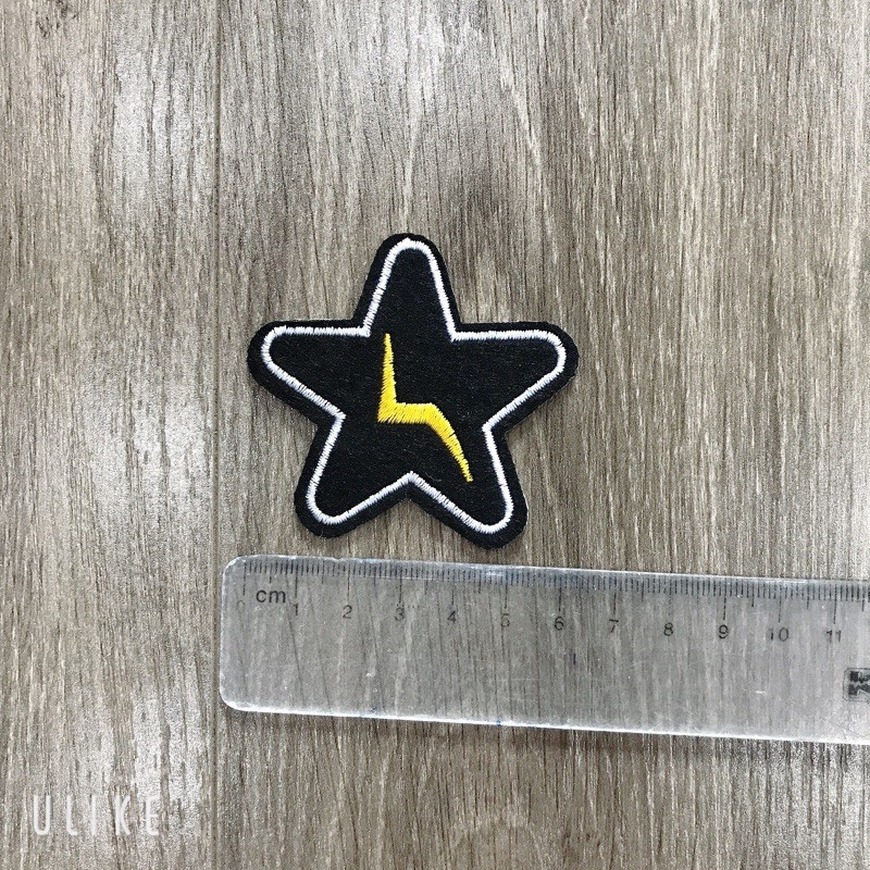 Sticker Thêu Logo hình sao sét | Shopee Việt Nam