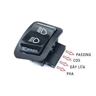 CÔNG TẮC PASSING PHA CỐT TẮT ĐÈN XE MÁY LẮP NHƯ ZIN CHO NHIỀU LOẠI XE LOẠI XỊN