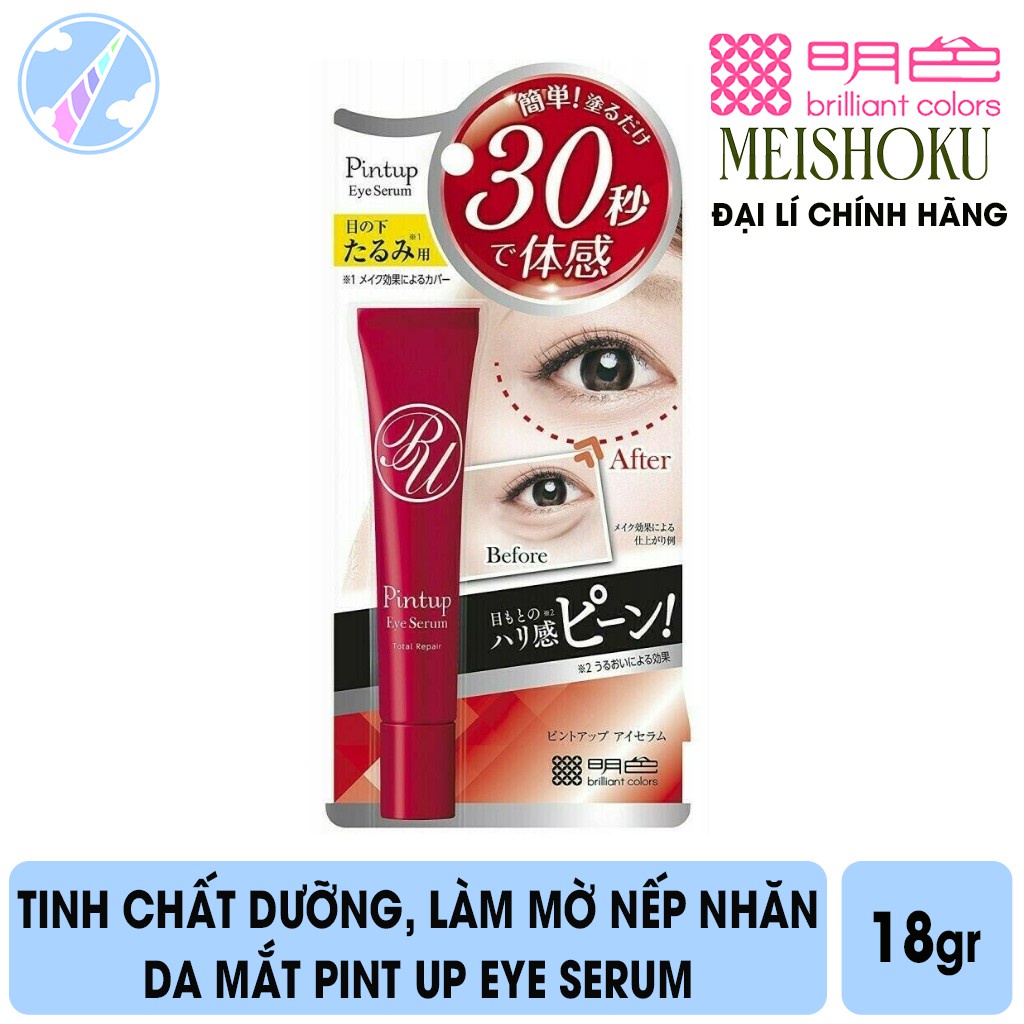 Tinh Chất Làm Mờ Nếp Nhăn Da mắt Meishoku Pint Up Eye Serum 18g