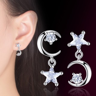Bông tai sao trăng bất đối xứng BHBT220