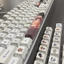 133keys One Piece Luffy Keycaps Bàn phím cơ Keycap PBT 5 mặt Thuốc nhuộm thăng hoa Anime Key Caps cho Cherry Profile 87 104 108 Phím
