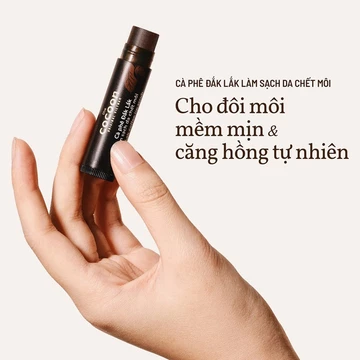 Son tẩy da chết môi cà phê Đăk Lăk Cocoon thơm thuần tự nhiên