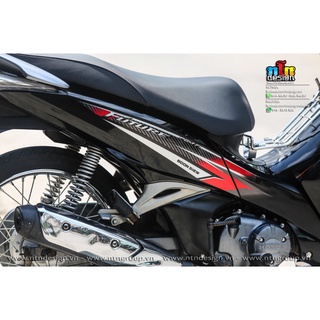 Tem Rời Dán Xe Future FI Mẫu Đen Đỏ Cực Đẹp , Hàng 3 Lớp Chất Lượng Cao .Team Decal