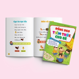 Bộ 3 cuốn Truyện - Thơ - Đồng dao Tiềm thức cho bé (giúp bé tập nói, tập đọc)