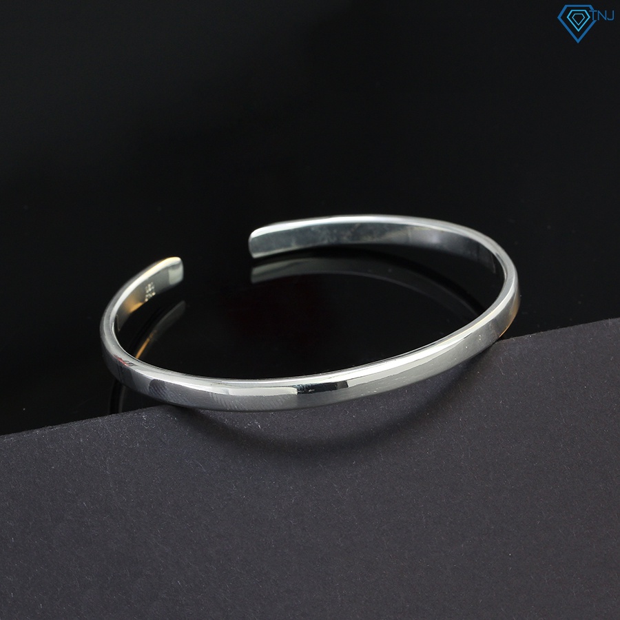 Vòng tay nam bạc 925 trơn khắc tên LTA0053 - Trang sức TNJ | Shopee ...