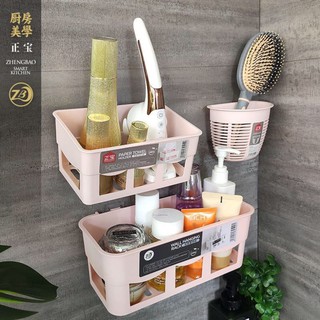 Kệ Treo Nhà Tắm Nhà Bếp Đa Năng Kèm Miếng Dán Tường chắc chắn