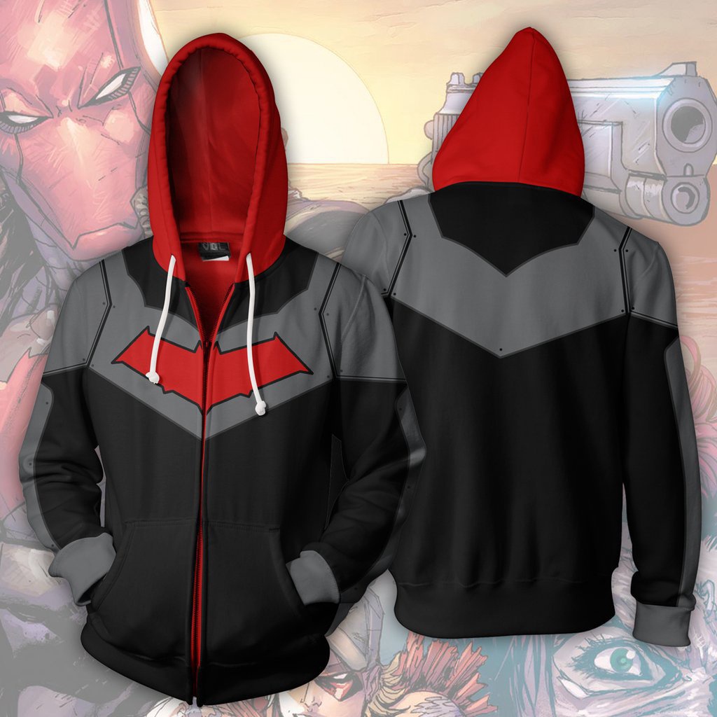 Áo hoodie nam Nightwing in 3D, áo khoác ngoài