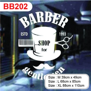Decal dán trang trí cửa tiệm Barber, Spa, tăng doanh thu, thu hút khách hàng, tạo điểm nhấn P12