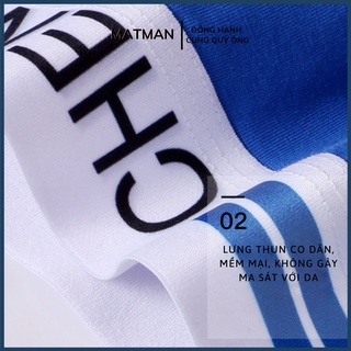 Quần lót nam boxer quần boxer cotton thoáng khí quần lót đùi nam co giãn mềm mại