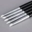 GREAT 5 Chiếc Bút Silicon Tay Cầm Gỗ Thủ Công Khắc Polymer Modelling Sửa Đổi Đất Sét Shaper