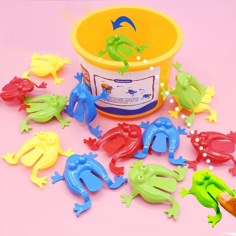 6 Piece Jumping Bounce Fidget Autism Sensroy Toy Classic Pop Up Bounce Jumping Toy For Halloween Christmas Birthday Party Favors Suitable Kid Children Boy Girl 5 6 7 8 9 10 11 12 13 Years Old