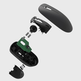 Chuột Kim Loại Di Động Xiaomi Mi 2 / Chuột Không Dây Lite Bluetooth 4.0 + 2.4GHz Nhôm Kim Loại ABS Chuột Máy Tính Văn Phòng