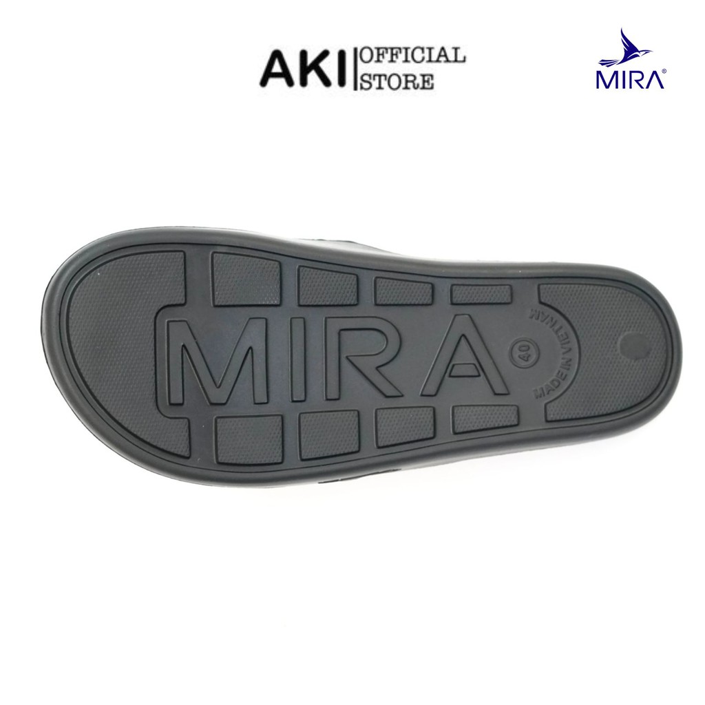 Ảnh Dép Xốp Quai Ngang Cao Cấp Mira Fl Đen Thể Thao Nam Nữ Dẻo Nhẹ Thời Trang - Mf003 4