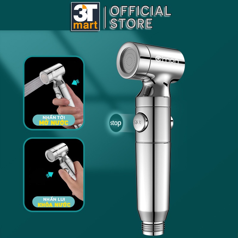 Mô tả Vòi xịt vệ sinh tăng áp LỌC và TÙY CHỈNH ÁP LỰC NƯỚC cao cấp C'MON VX-06 (lọc) - 1