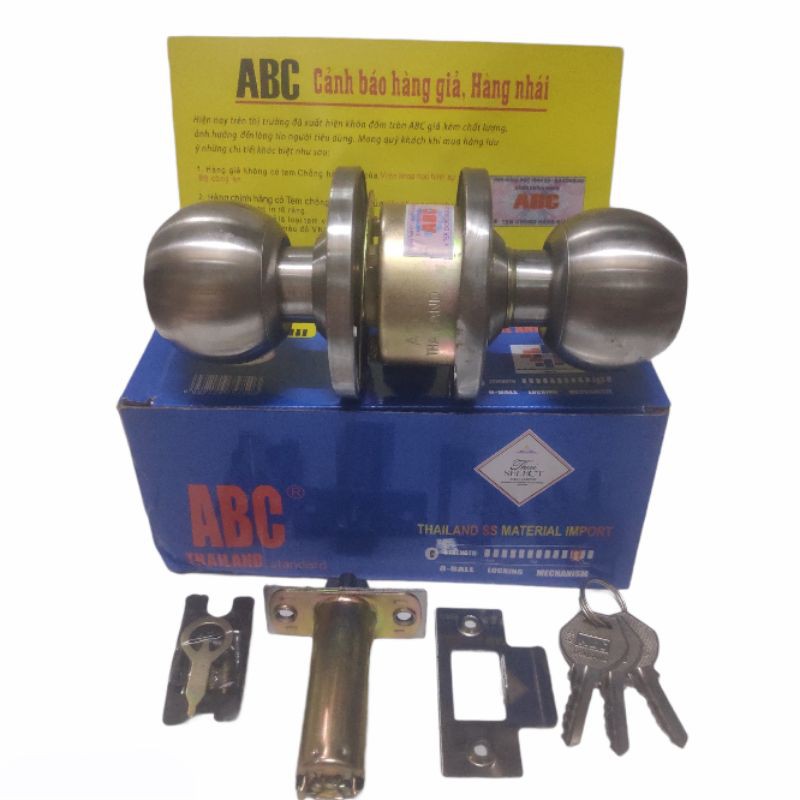 Khoá đấm tròn ABC cho các loại cửa nhôm... | Shopee Việt Nam