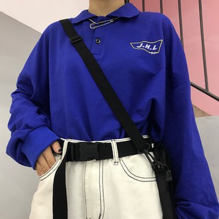 Thắt lưng vải canvas ulzzang unisex đầu khóa bấm thời trang Hàn Quốc, dây nịt dù nam nữ 3.3cm TL31