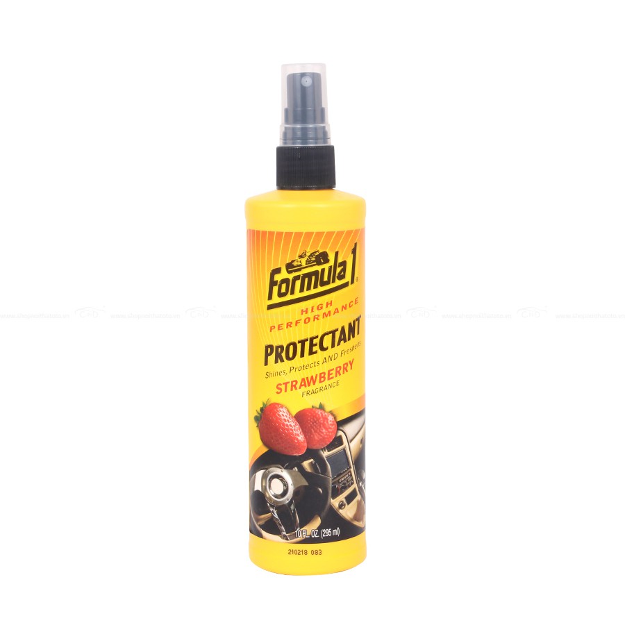 Vệ Sinh Và Bảo Dưỡng Taplo 2 Trong 1 Dạng Xịt Hương Dâu FORMULA 1 613824 295ml Phù Hợp Nhiều Dòng Xe Ô Tô Xe Hơi Xe Tải