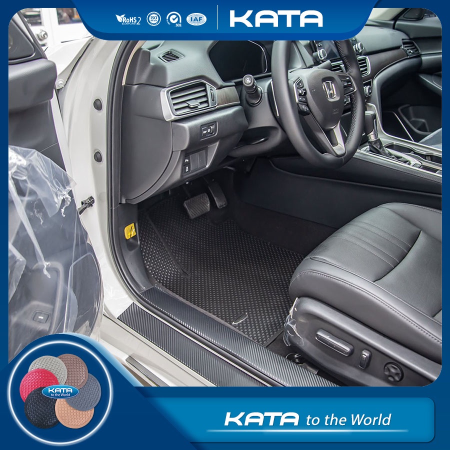 Thảm lót ô tô KATA cho xe Honda Accord (2019 - 2025) - Khít với sàn, Chống thấm, Không mùi, Không ẩm mốc