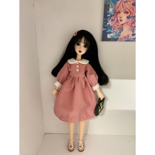 Đầm hồng tiểu thư size blythe,xinyi,ob24