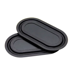 Yoo 2 Chiếc Hình Bầu Dục Bass Màng Cao Su Loa Tấm Tản Nhiệt Thụ Động Phụ Trợ Bass Rung Tấm 2040-6090