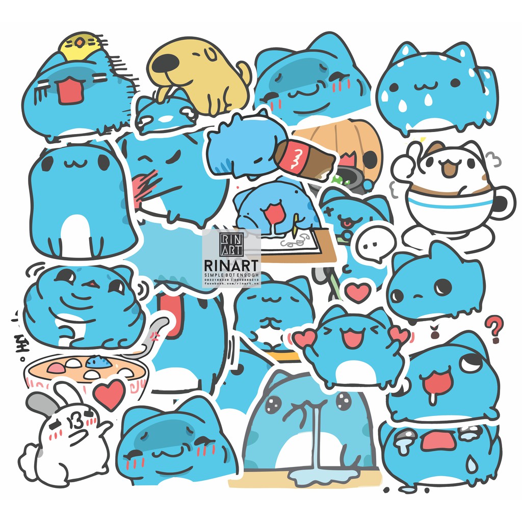 Decal ủi nhiệt mèo capoo cute | Logo Sticker Patch in áo ủi trực tiếp ...
