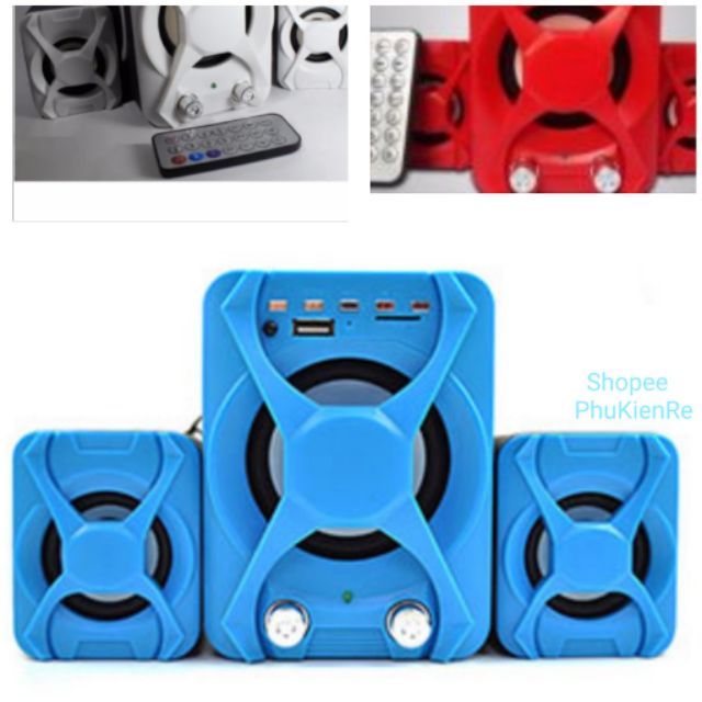 Loa Vi Tính 2.1 Bluetooth XSD 3U Remote | Shopee Việt Nam