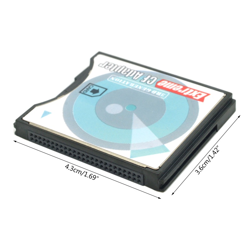 [3C] Bộ chuyển đổi SD sang CF MMC / SD sang Bộ chuyển đổi đầu đọc TypeII Compact Flash TypeII