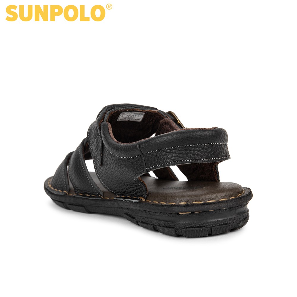 Ảnh Xăng Đan Nam Da Bò Cao cấp SUNPOLO SDA023 2
