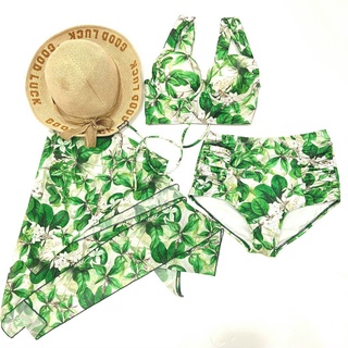 BIKINI ÁO GỌNG VUÔNG QUẦN CẠP CAO KÈM KHĂN CAO CẤP BIKINISTORE