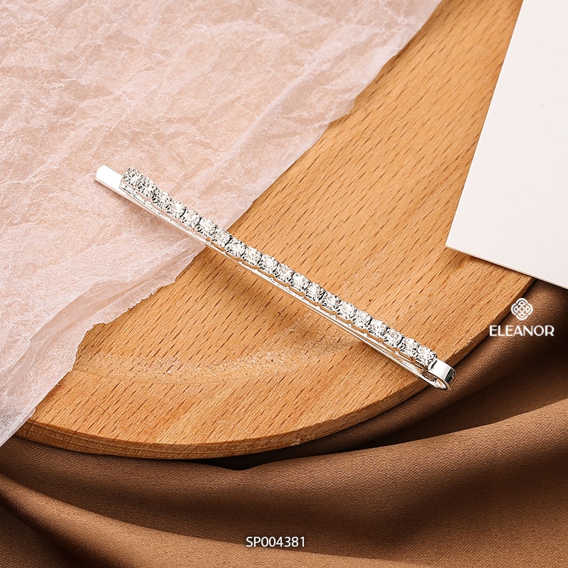 Set kẹp tóc mái nữ Eleanor Accessories đính đá lấp lánh phụ kiện tóc kẹp tăm 4381