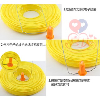 Đèn LED gắn vào ĐÈN LỒNG giấy hoặc các đồ trang trí khác
