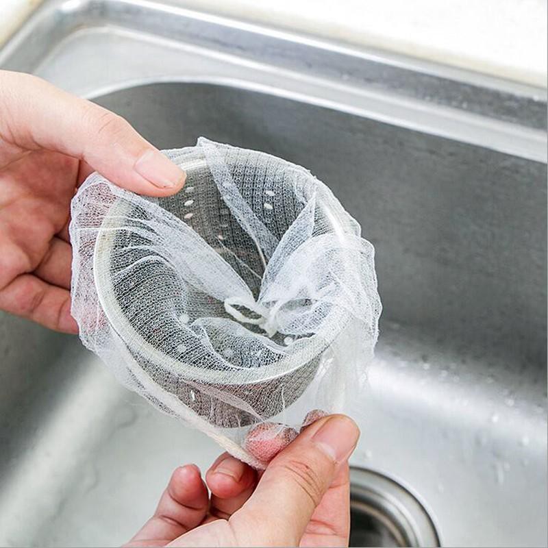 [GIÁ SỐC] Combo 100 túi lọc rác bồn rửa bát