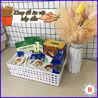 Khay nhựa chữ nhật B5 đựng tài liệu, đồ dùng văn phòng, học tập nhỏ gọn tiện lợi { H }