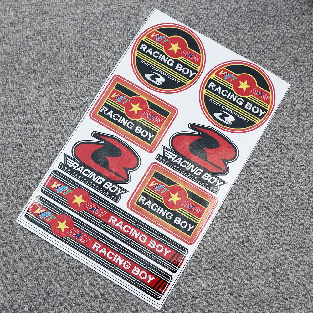 Tem racingboy và umaracing chính hãng | Shopee Việt Nam