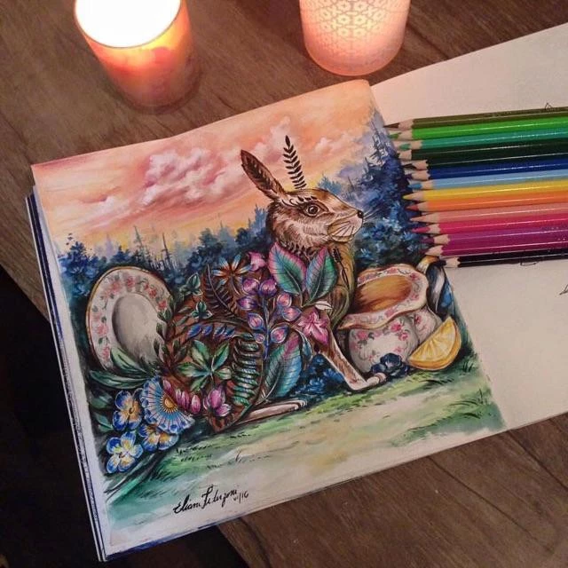 Tranh tô màu cho người lớn 24 trang