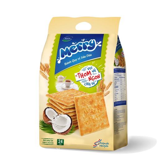 Bánh Quy Sữa dừa Merry 528g | Shopee Việt Nam
